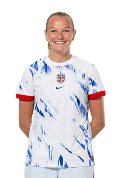 Frida Maanum of the Norwegian women's national football