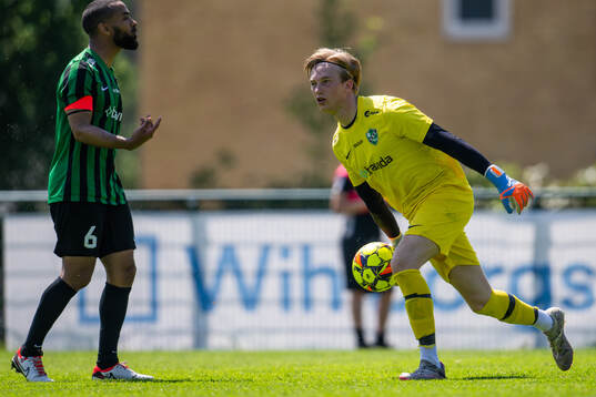Högaborgs målvakt Cristian Haskel