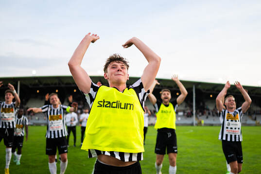 Landskronas Max Nilsson jublar
