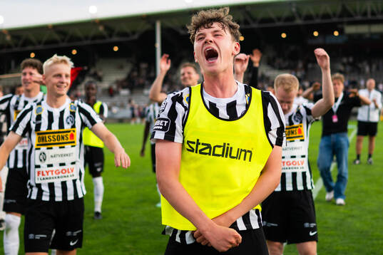 Landskronas Max Nilsson jublar