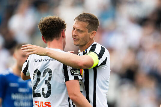 Landskronas Max Nilsson och Philip Andersson jublar