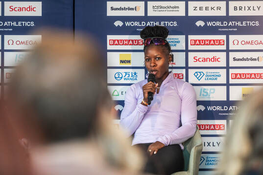 Shericka Jackson of Jamaica