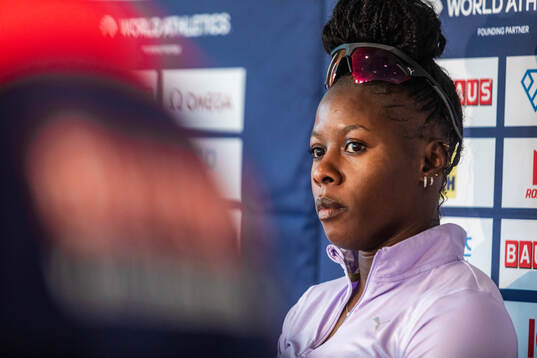 Shericka Jackson of Jamaica