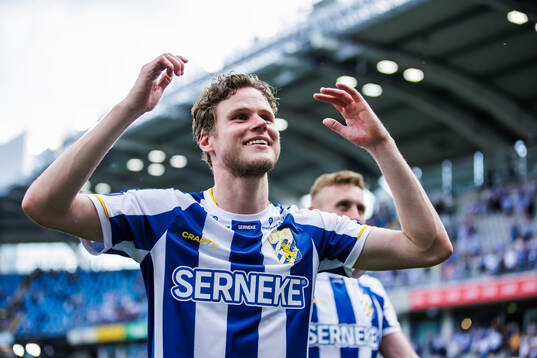 IFK Göteborgs Gustaf Norlin jublar