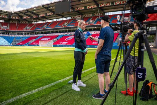 Gemma Grainger, head coach of the Norwegian women's