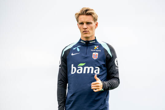 Martin Ødegaard of the Norwegian national football team