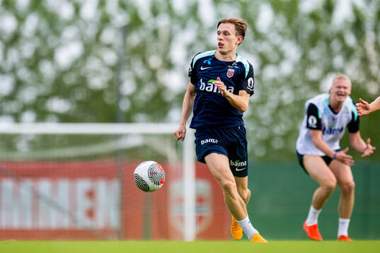 Marcus Holmgren Pedersen of the Norwegian national football