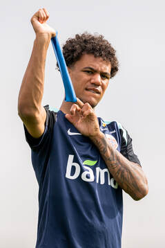 Oscar Bobb of the Norwegian national football team