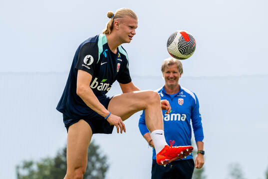 Erling Braut Haaland of the Norwegian national football team