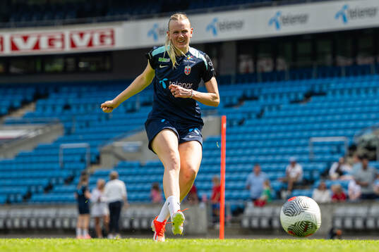 Karina Sævik of the Norwegian women's national football