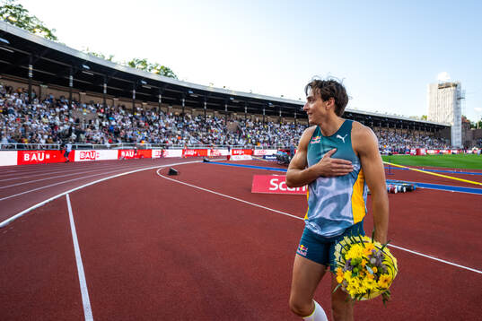 Armand Duplantis of Sweden
