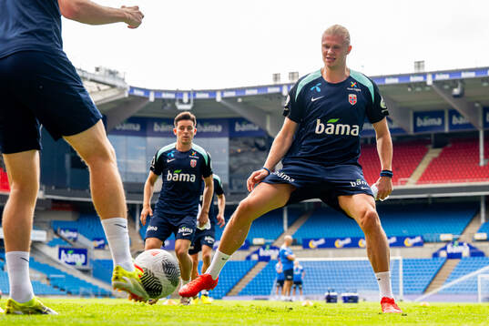 Erling Braut Haaland of the Norwegian national football team