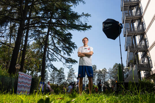 Ole Jakob Solbu of the Norwegian national athletics team