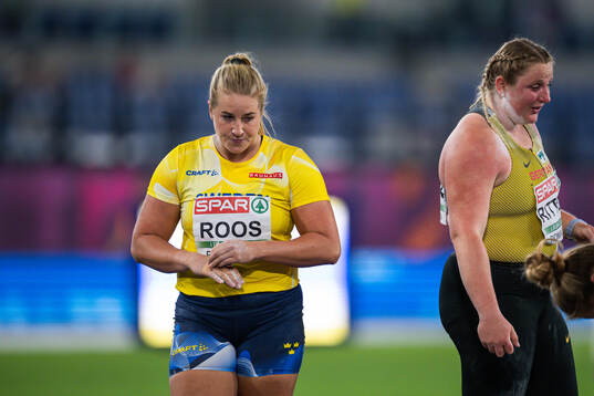 Fanny Roos of Sweden looks dejected when competing in