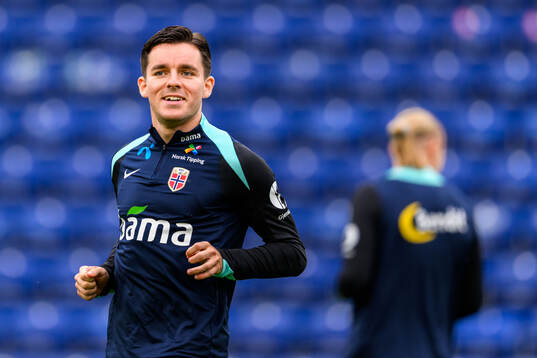 Hugo Vetlesen of the Norwegian national football team
