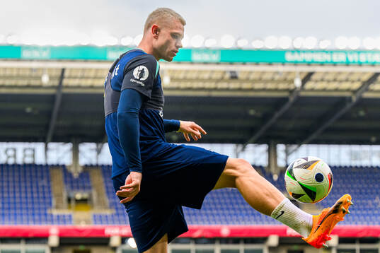 Julian Ryerson of the Norwegian national football team