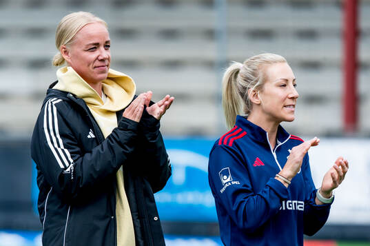 FC Rosengårds Caroline Seger och Mia Persson