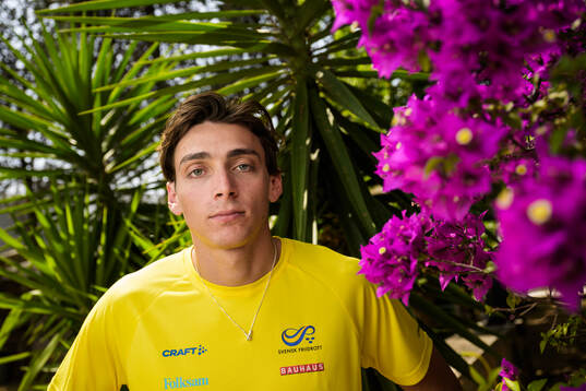 Armand Duplantis of the Swedish national athletics team