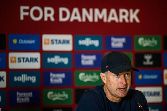Head coach Kasper Hjulmand of Denmark
