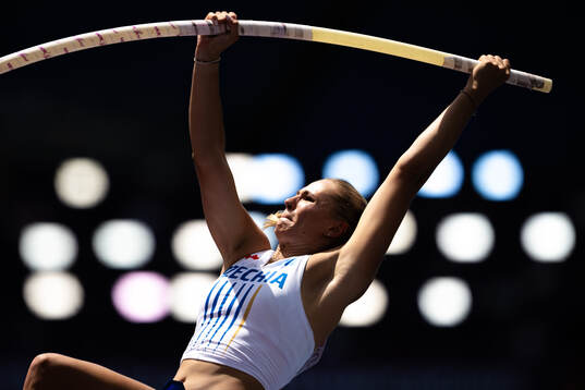 Amalie Svabikova of the Czech Republic