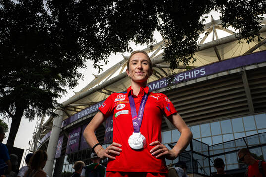 Karoline Bjerkeli Grøvdal of Norway poses for a portrait