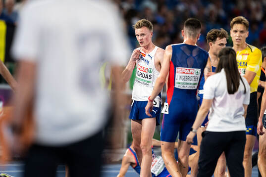 Narve Gilje Nordås of Norway looks dejected