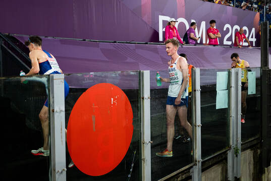 Narve Gilje Nordås of Norway looks dejected
