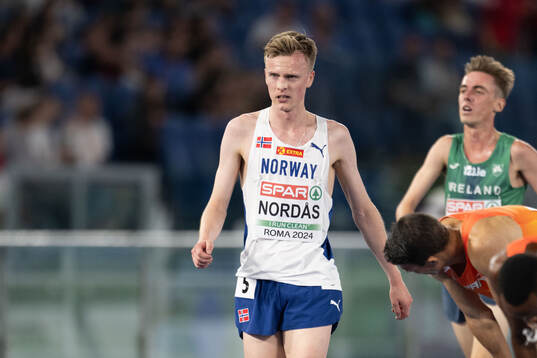 Narve Gilje Nordås of Norway looks dejected