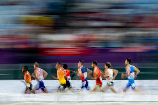 Jakob Ingebrigtsen of Norway and athletes compete in men's