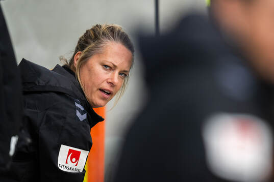 Kristianstads tränare Johanna Almgren