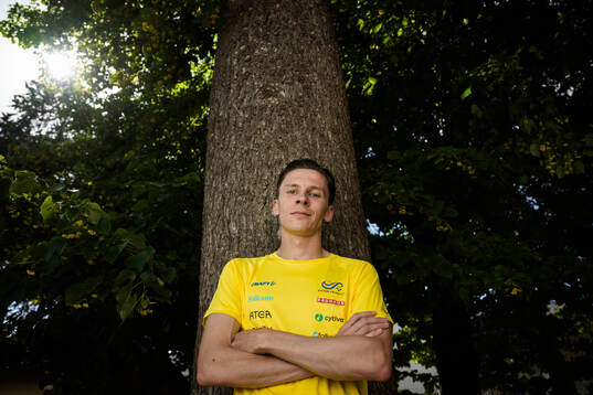 Andreas Almgren of the Swedish national athletics team