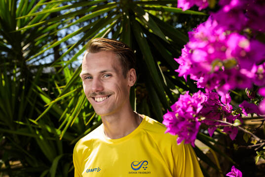 Oliver Löfqvist of the Swedish national athletics team