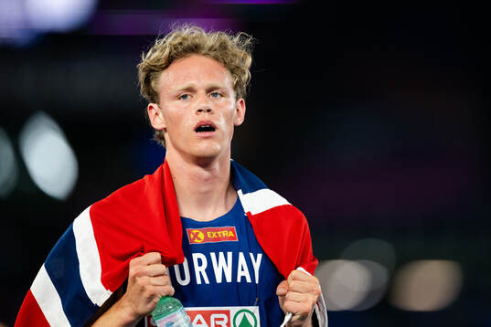 Sander Aae Skotheim of Norway celebrates