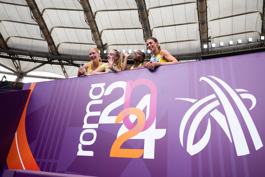 Jonna Claesson, Marie Kimumba, Moa Granat and Lisa Lilja of