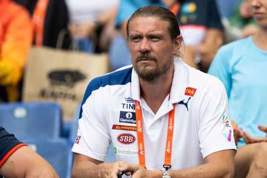 Coach Andreas Thorkildsen of Norway
