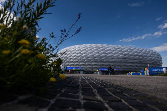 Exterior view of Munich Football Arena