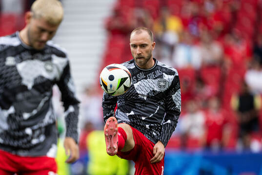 Christian Eriksen of Denmark