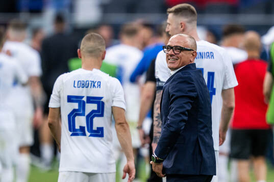 Head coach Francesco Calzona of Slovakia