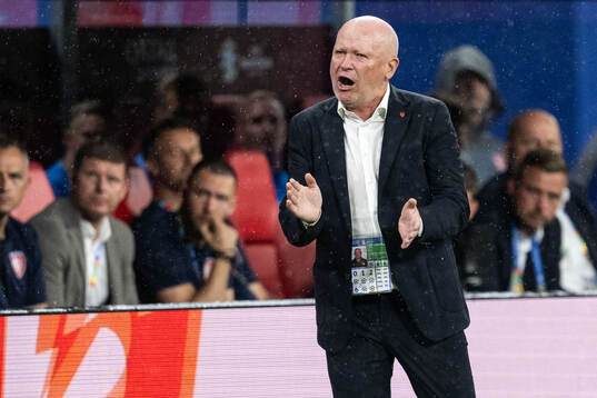 Head coach Ivan Hasek of Czech Republic