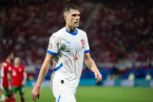 Robin Hranac of Czech Republic looks dejected