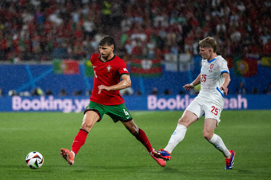 Ruben Dias of Portugal and Pavel Sulc of Czech Republic