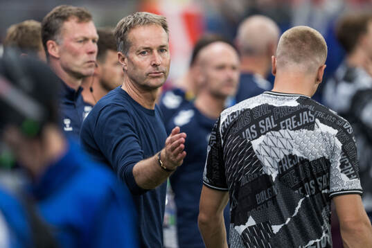 Head coach Kasper Hjulmand of Denmark