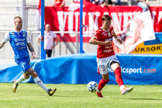 IK Oddevolds Filip Karlin och Degerfors Oscar Wallin
