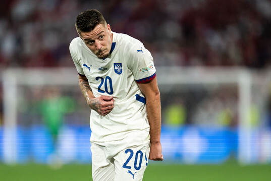 Sergej Milinkovic-Savic of Serbia