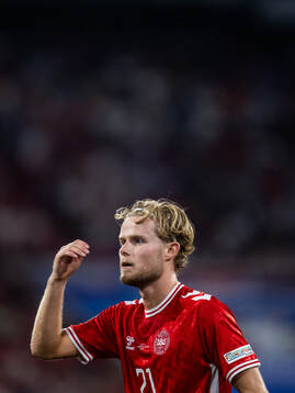 Morten Hjulmand of Denmark
