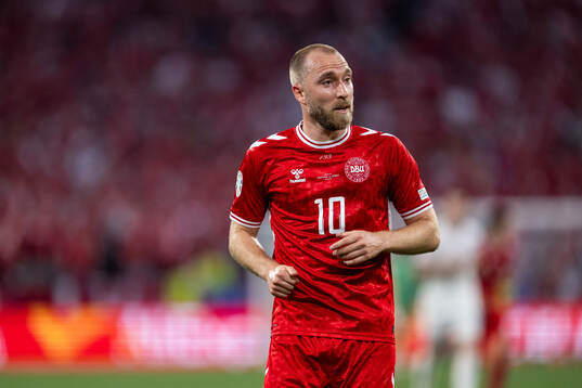 Christian Eriksen of Denmark