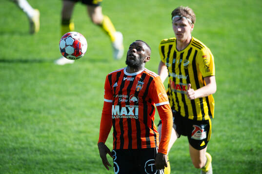 Kristianstads  i matchen i div 2 mellan Kristianstads FC
