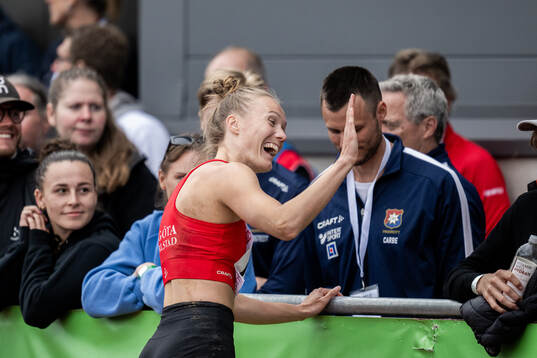 Emilia Kjellberg, IF Göta Karlstad, vinner damernas