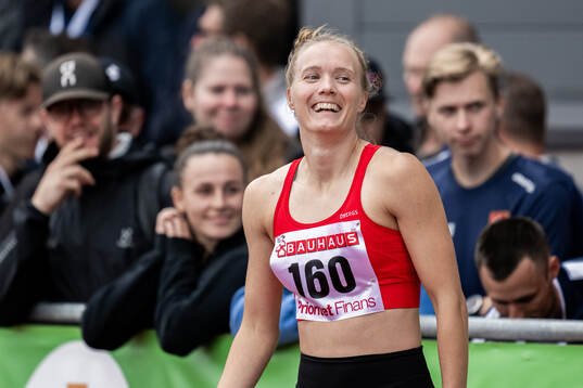Emilia Kjellberg, IF Göta Karlstad, vinner damernas