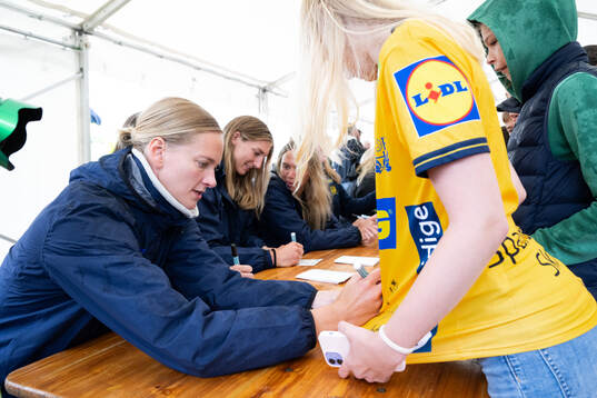 Johanna Bundsen från det svenska damlandslaget i handboll